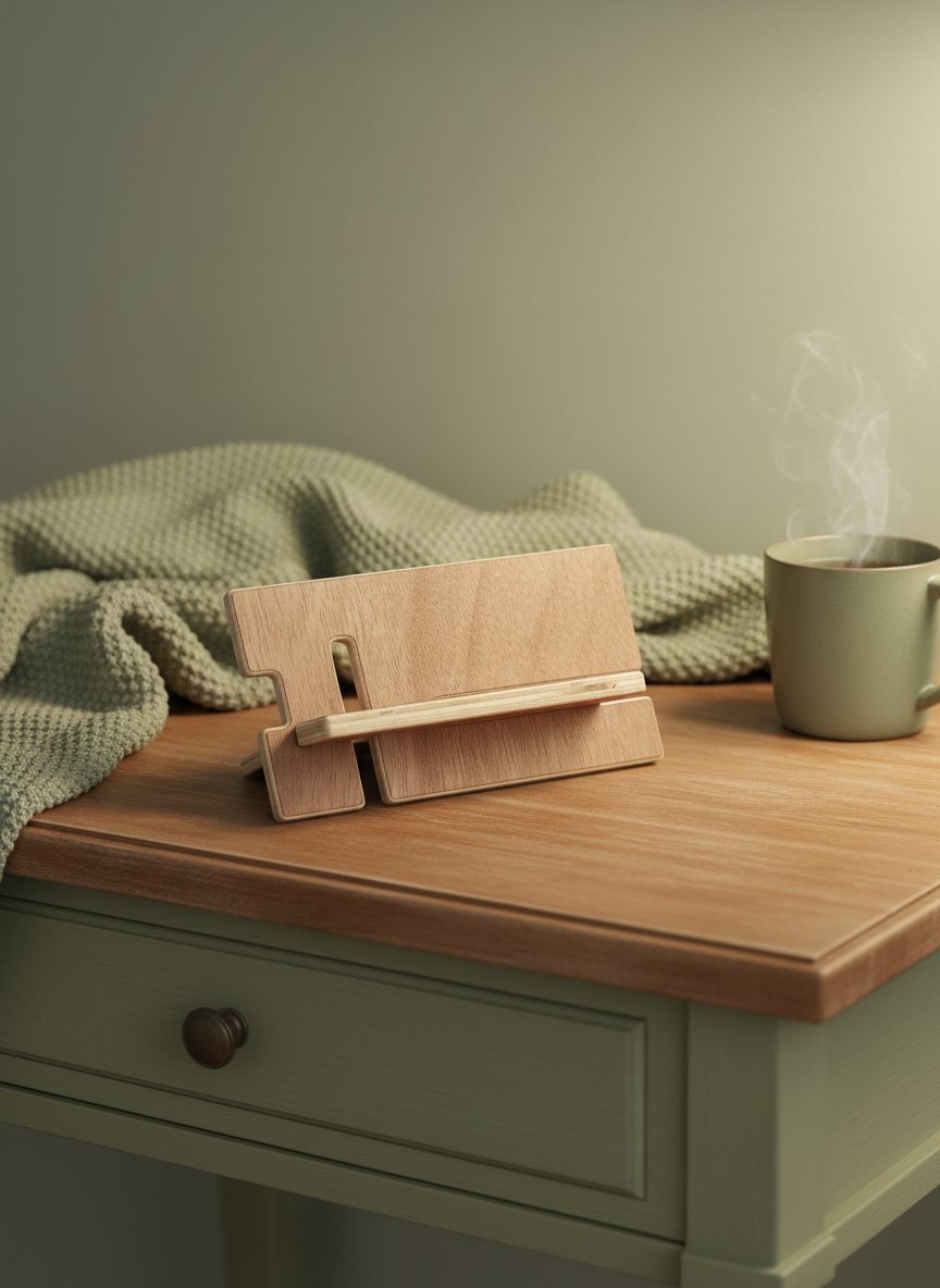 Flat pack phone stand