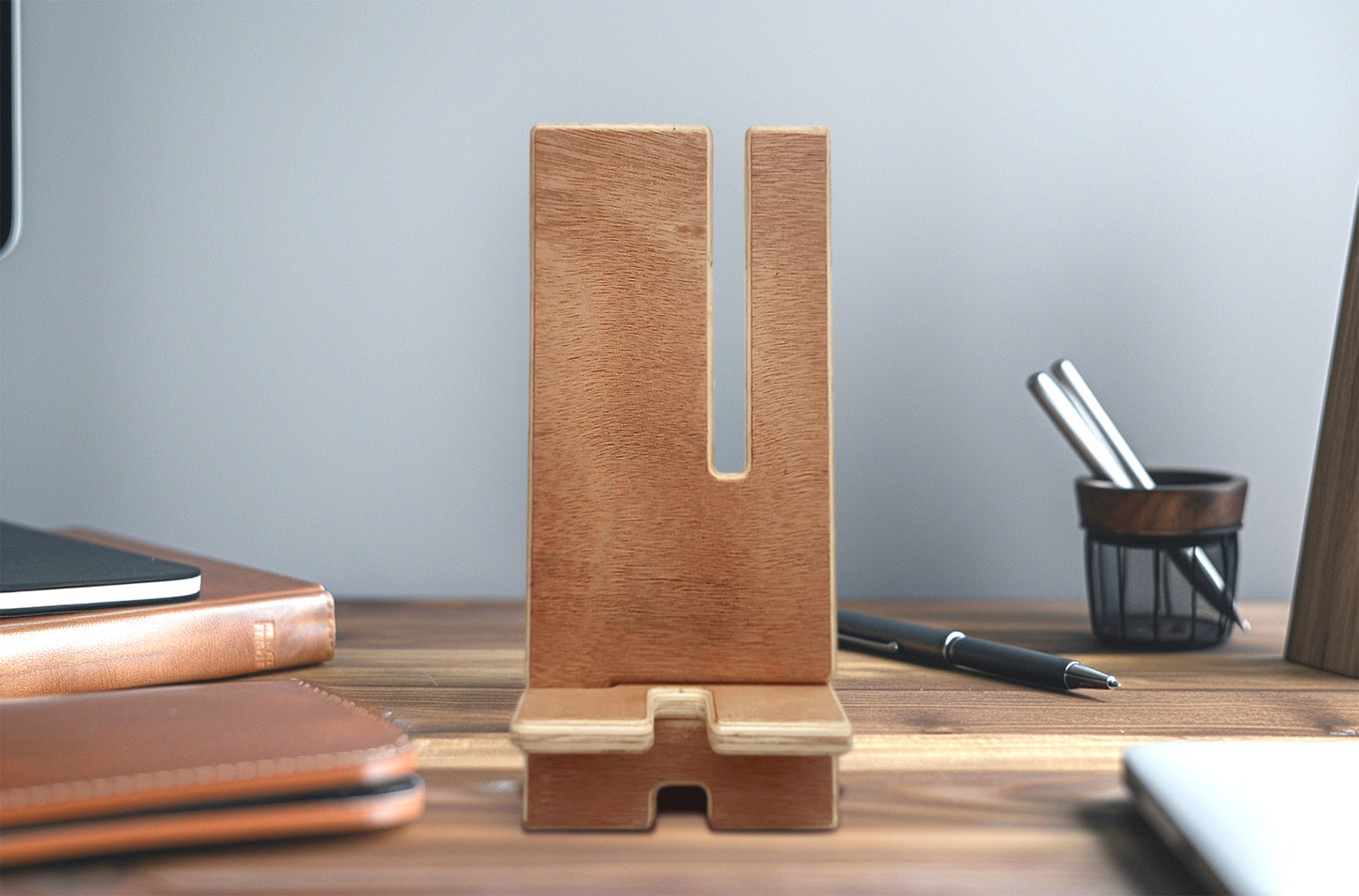 Flat pack phone stand